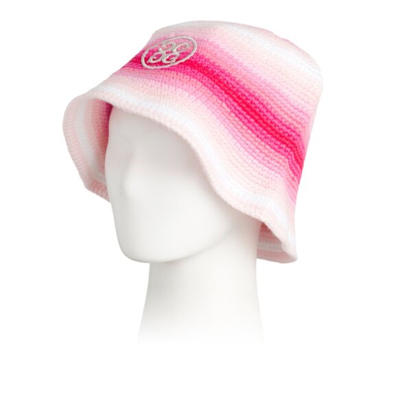 G/FORE Pink ombre crochet bucket hat